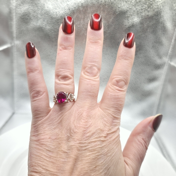 Designer Ruby Ring - Picture 8 of 8